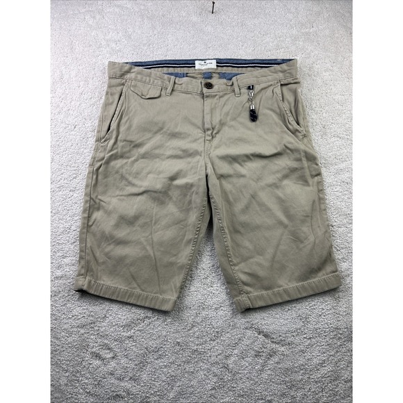 Tom Tailor Other - Tom Tailor Shorts Men 36‎ Khaki Josh Regular Slim Casual Stretch Cotton Preppy